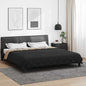 JUNG Vida Ganzjahresbettdecke Schwarz und Taupe 220 x 240 cm Mikrofaser