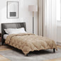 JUNG Vida Winterbettdecke Taupe 220 x 135 cm Mikrofaser
