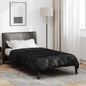 JUNG Vida Sommerdecke Schwarz 220 x 135 cm Satin und Mikrofaser