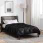 JUNG Vida Winterbettdecke Schwarz 220 x 135 cm Satin und Mikrofaser
