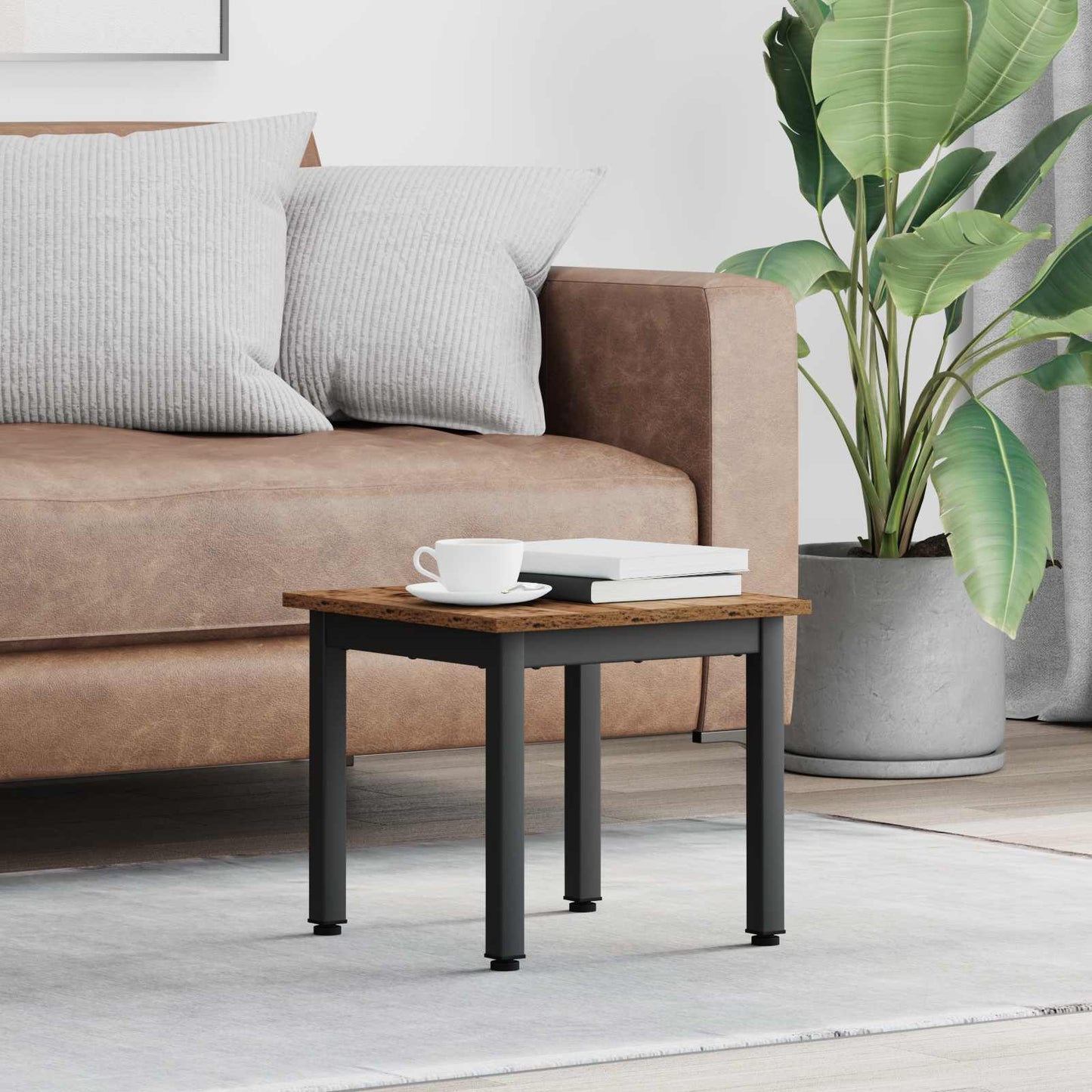 JUNG Vida Couchtisch Altholz 40 x 40 x 36 cm Holzwerkstoff