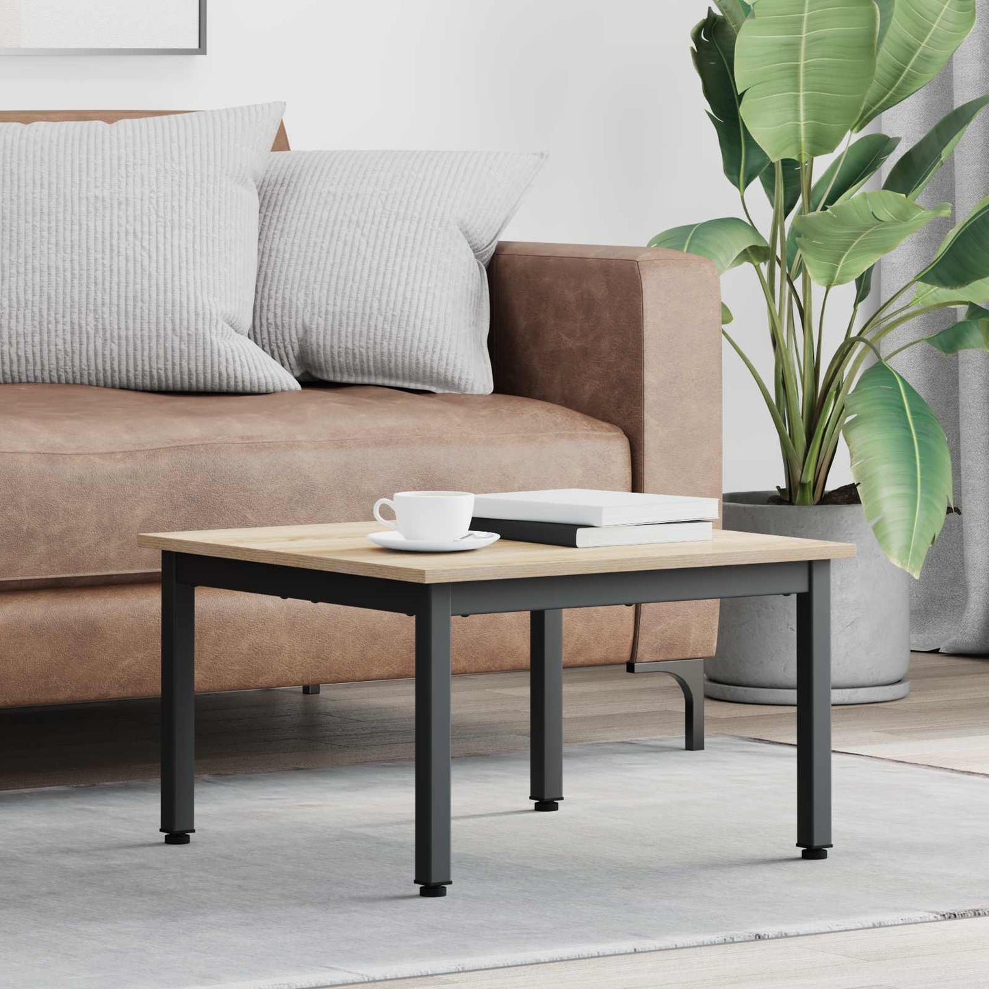 JUNG Vida Couchtisch Sonoma 60 x 60 x 36 cm Holzwerkstoff