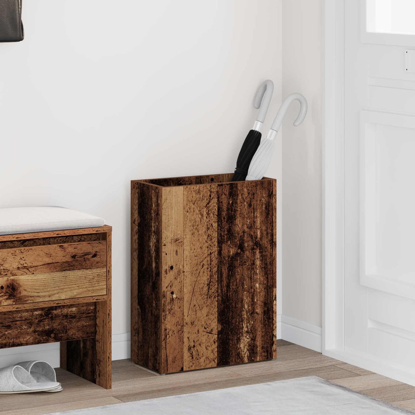 JUNG Vida Sonnenschirmhalter Altholz 40 x 20 x 55,5 cm Holzwerkstoff