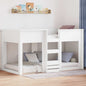 JUNG Vida Etagenbett für Kinder Weiß 90 x 200 cm Holzwerkstoff