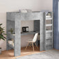 JUNG Vida Etagenbettgestell mit Schreibtisch Beton Grau 90 x 200 cm