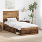 JUNG Vida Bettrahmen Altholz 90 x 190 cm Massives Kiefernholz