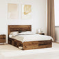 JUNG Vida Bettrahmen Altholz 140 x 190 cm Massives Kiefernholz