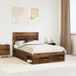 JUNG Vida Bettrahmen Altholz 120 x 190 cm Massives Kiefernholz