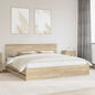 JUNG Vida Bettrahmen Sonoma-Eiche 200 x 200 cm Ingenieurs Holz