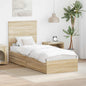 JUNG Vida Aufbewahrungsbett Sonoma-Eiche 75 x 190 cm Holzwerkstoff