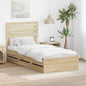 JUNG Vida Bettrahmen Sonoma-Eiche 100 x 200 cm Ingenieurs Holz