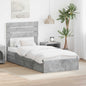 JUNG Vida Aufbewahrungsbett Beton Grau 70 x 190 cm Holzwerkstoff