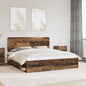 JUNG Vida Bettrahmen Altholz 200 x 200 cm Massives Kiefernholz