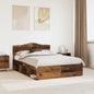 JUNG Vida Bettrahmen Altholz 160 x 200 cm Massives Kiefernholz