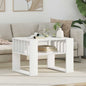 JUNG Vida Couchtisch Weiß 66 x 49,5 x 45 cm Holzwerkstoff