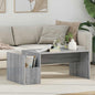 JUNG Vida Couchtisch Graues Sonoma 90 x 45 x 35 cm Holzwerkstoff
