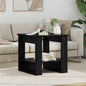 JUNG Vida Couchtisch Schwarz Eichen-Optik 51 x 50 x 50 cm Holzwerkstoff