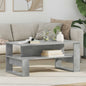 JUNG Vida Couchtisch Beton Grau 90 x 50 x 40 cm Holzwerkstoff