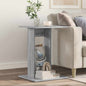JUNG Vida Beistelltisch Graues Sonoma 45 x 40 x 62,5 cm Holzwerkstoff