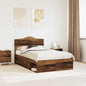 JUNG Vida Bettrahmen Altholz 120 x 190 cm Massives Kiefernholz