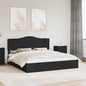 JUNG Vida Aufbewahrungsbett Schwarz 200 x 200 cm Holzwerkstoff