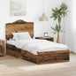 JUNG Vida Bettrahmen mit Kopfteil Altholz 90 x 190 cm Holzwerkstoff
