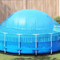 JUNG Vida Winter Poolkissen Blau Ø 220 x 140 cm PVC