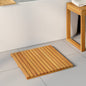 JUNG Vida Badematte Uni Braun 50 x 50 cm Holz