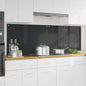 JUNG Vida Küchenrückwand 2 pcs Dunkelgrau 90 x 60 cm Gehärtetes Glas