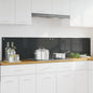 JUNG Vida Küchenrückwand 2 pcs Dunkelgrau 100 x 40 cm Gehärtetes Glas