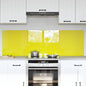JUNG Vida Küchenrückwand 2 pcs Gelb 80 x 50 cm Gehärtetes Glas