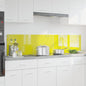 JUNG Vida Küchenrückwand 2 pcs Gelb 90 x 40 cm Gehärtetes Glas