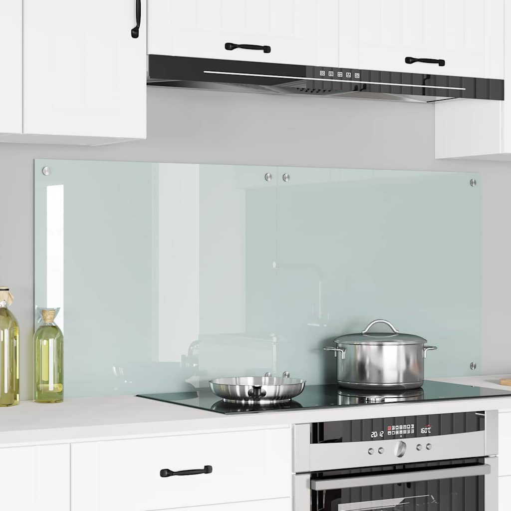 JUNG Vida Küchenrückwand 2 pcs Weiß 70 x 60 cm Gehärtetes Glas