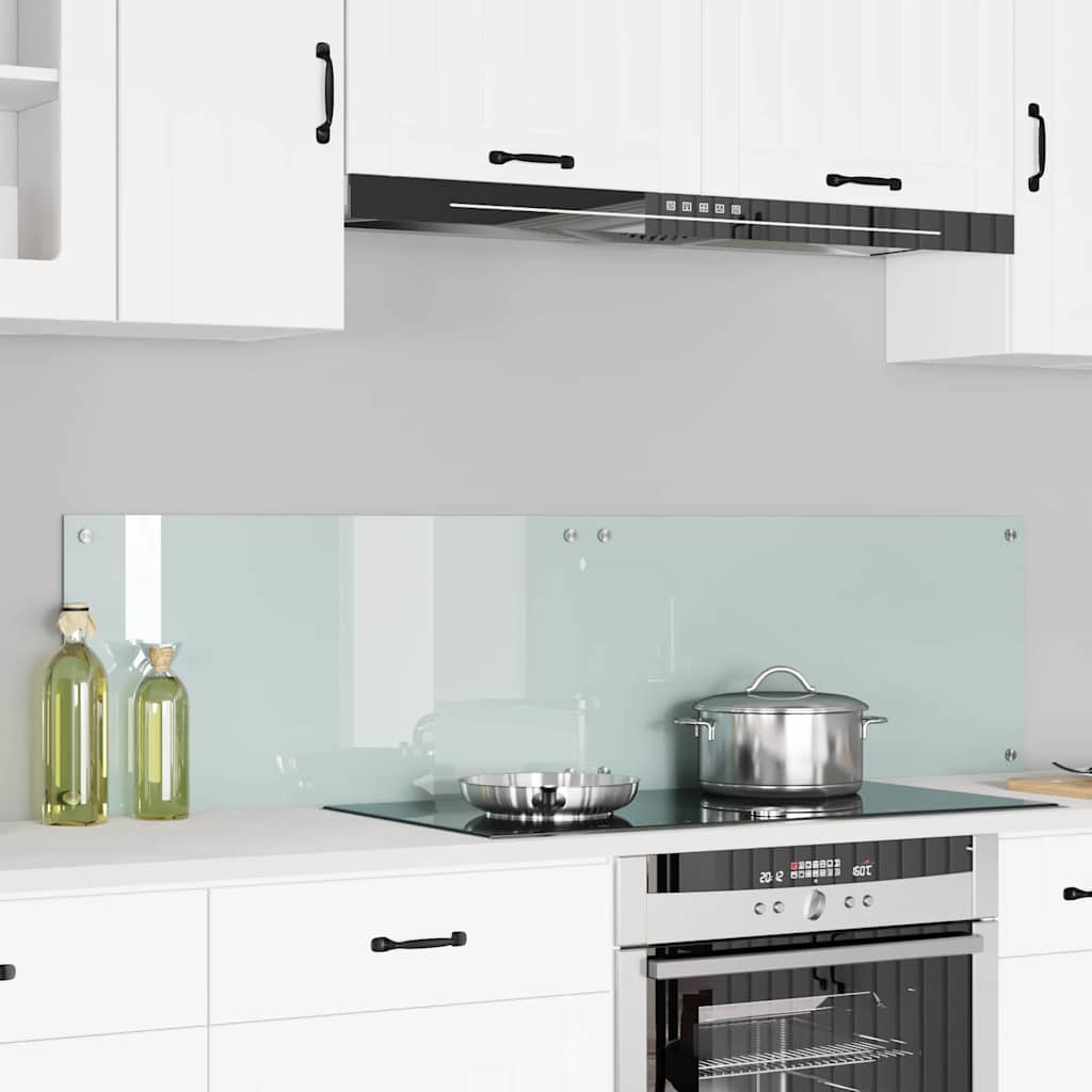 JUNG Vida Küchenrückwand 2 pcs Weiß 80 x 40 cm Gehärtetes Glas