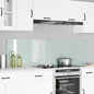 JUNG Vida Küchenrückwand 2 pcs Weiß 90 x 50 cm Gehärtetes Glas
