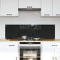JUNG Vida Küchenrückwand 2 pcs Schwarz 70 x 40 cm Gehärtetes Glas