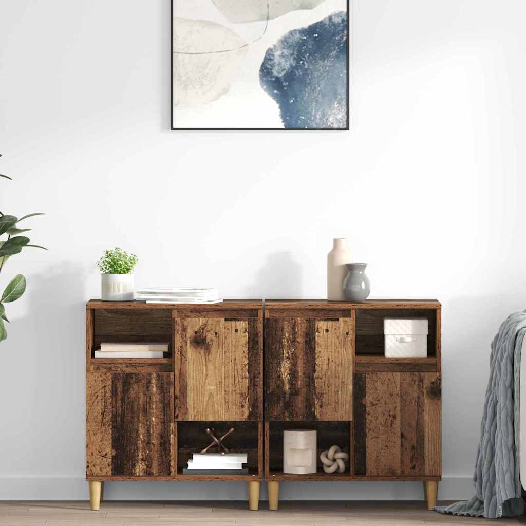 JUNG Vida Sideboards 2 pcs Altholz 60 x 35 x 70 cm Holzwerkstoff
