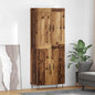 JUNG Vida Highboard Altholz 69,5 x 34 x 180 cm Holzwerkstoff