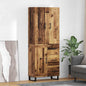 JUNG Vida Highboard mit Schubladen 2 pcs Altholz 69,5 x 34 x 180 cm