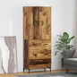 JUNG Vida Highboard Wandmontiert Altholz 69,5 x 34 x 180 cm Holzwerkstoff