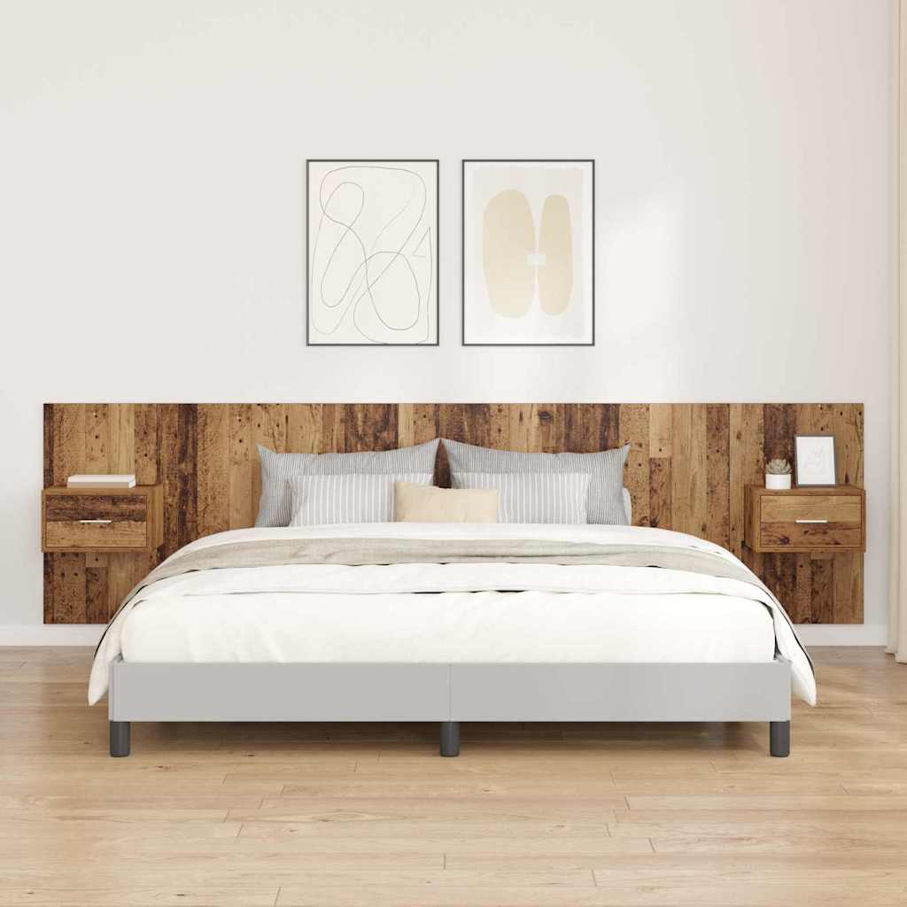 JUNG Vida Kopfteil mit Schrank mit Schubladen 3 pcs Altholz Holzwerkstoff