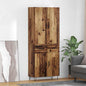 JUNG Vida Highboard mit Schubladen 2 pcs Altholz Ingenieurholz und Glas