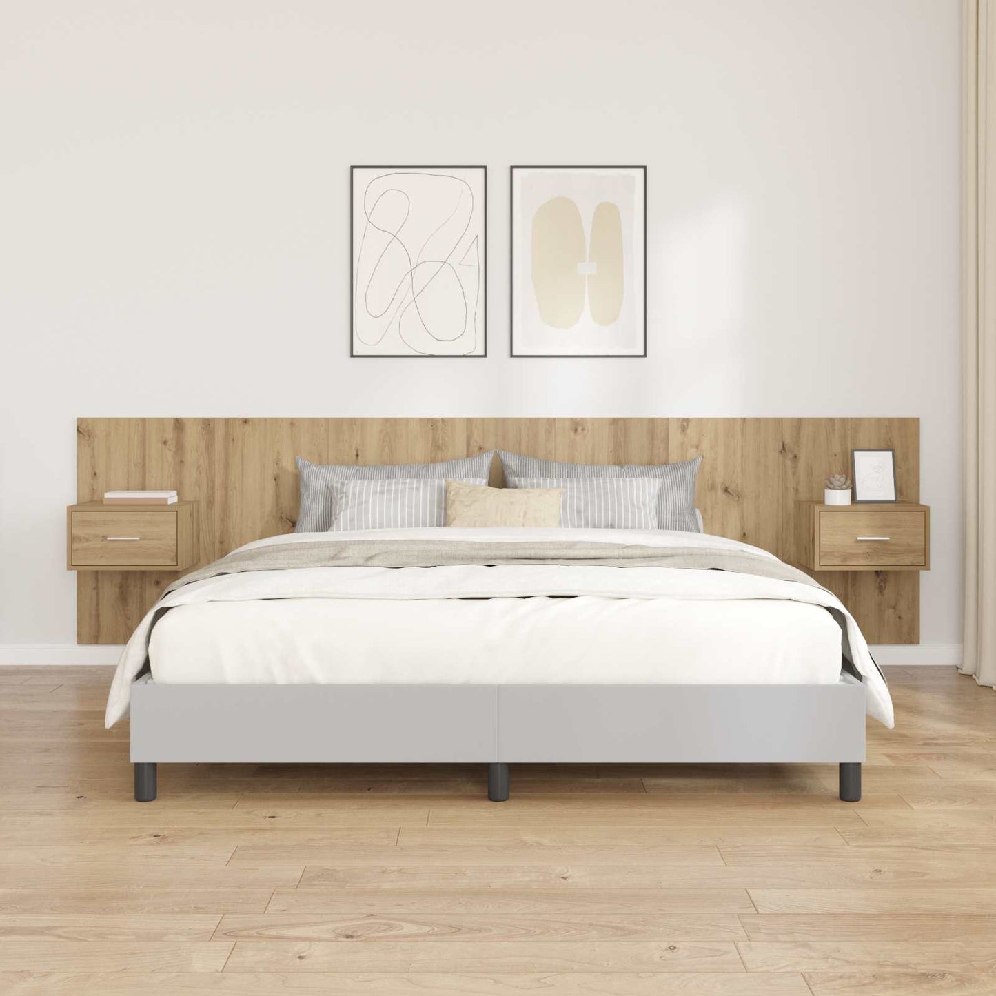 JUNG Vida Kopfteil mit Schrank 3 pcs Artisan-Eiche Holzwerkstoff