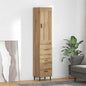 JUNG Vida Highboard Artisan-Eiche 34,5 x 34 x 180 cm Holzwerkstoff
