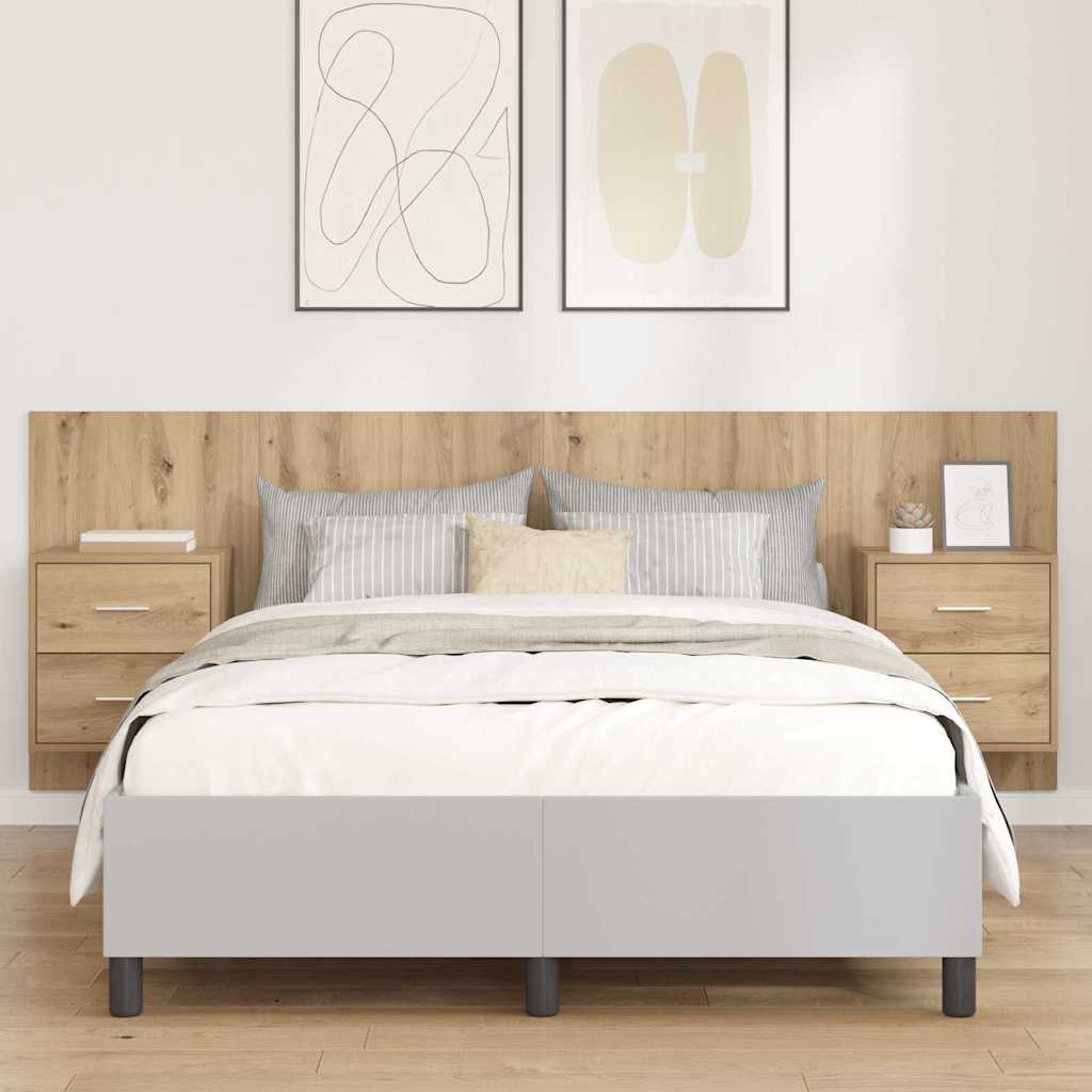 JUNG Vida Kopfteil mit Schrank 3 pcs Artisan-Eiche Holzwerkstoff