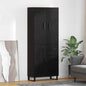 JUNG Vida Highboard 2 pcs Schwarz Eichen-Optik 69,5 x 34 x 180 cm