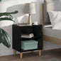 JUNG Vida Bettschrank Schwarz Eichen-Optik 40 x 30 x 50 cm Holzwerkstoff