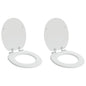 JUNG Vida Toilettensitz 2 pcs Weiß 44 x 38 cm MDF-Platte