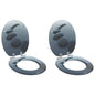 JUNG Vida Toilettensitz 2 pcs Grau 44 x 38 cm MDF-Platte