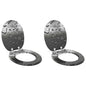 JUNG Vida Toilettensitz 2 pcs Grau 44 x 38 cm MDF-Platte
